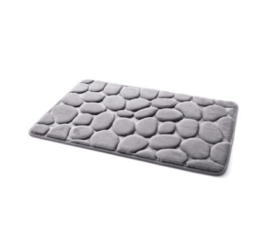 Non-Slip Microfiber Shag Bath Rug, 16" x 27", Lavender - 2 - M