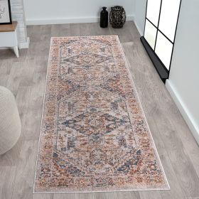 [Only support Drop Shipping Buyer] Jasmine Vintage Medallion Woven Area Rug - as Pic