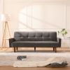 New Arrival Factory Gray Sofa Bed in Living Room Multi-function Leisure Sleeper Couch - Gray - Seats 2