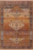 Stylish Classic Pattern Design Vintage Bohemian Southwestern Sierra Area Rug - Brown & Yellow - 7'9" X 10'