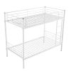 Twin Over Twin Metal Bunk Bed (White)( old sku: MF189201KAA ) - as pic