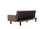 New Arrival Factory Gray Sofa Bed in Living Room Multi-function Leisure Sleeper Couch - Brown - Seats 2