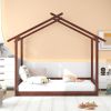 Extending House Bed, Wooden Daybed, - Walnut