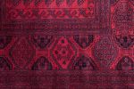 Alastair Red and Black Viscose Area Rug 8x10 - as Pic