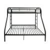 Tritan Bunk Bed (Twin/Full) in Black - as pic