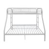 Tritan Bunk Bed (Twin/Full) in White - as pic