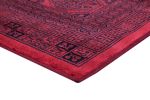 Alastair Red and Black Viscose Area Rug 8x10 - as Pic