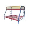 Tritan Bunk Bed (Twin/Full) in Rainbow 02053RNB - as pic