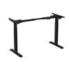 Height Adjustable Dual Motor Load Ergonomic Electric Standing Desk Frame 2-Stage With Memory Controller - Frame Only - Black