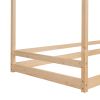 Twin Size House Bed Wood Bed; Natural(OLD SKU:WF281435AAM) - as Pic