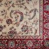 Stylish Classic Pattern Design Traditional Bordered Floral Filigree Area Rug - Beige|Ivory - 9'-6" X 12'-9"