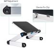 Adjustable Laptop Stand Table for Office; Portable Lap Desk Stand Compatible Notebook Tablets MacBook - default