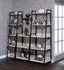 Wendral Bookshelf (5-Tier; 23&quot;L); Natural &amp; Black 92674 - as Pic