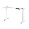 Height Adjustable Dual Motor Load Ergonomic Electric Standing Desk Frame 2-Stage With Memory Controller - Frame Only - White