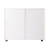 Halifax Wide 2-Door Storage Cabinet; 4-Drawer; White - 10622