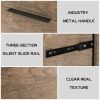 D400mm WOOD FILE CABINET 2 DRAWERS Grey - as Pic