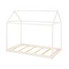 Twin Size Wooden House Bed; White(New) - as Pic