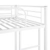 Twin Over Twin Metal Bunk Bed (White)( old sku: MF189201KAA ) - as pic