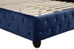 Sophia Queen bed Blue - as pic