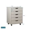 Office pulley movable file cabinet Wooden drawer cabinet Office storage cabinet Low cabinet - as Pic