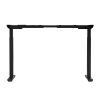 Height Adjustable Dual Motor Load Ergonomic Electric Standing Desk Frame 2-Stage With Memory Controller - Frame Only - Black