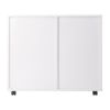 Halifax Wide Storage Cabinet; 2-Drawer; Filing Cabinet; White - 10431