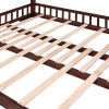Extending House Bed, Wooden Daybed, - Walnut
