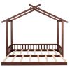 Extending House Bed, Wooden Daybed, - Walnut