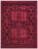 Alastair Red and Black Viscose Area Rug 8x10 - as Pic