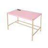 Midriaks Writing Desk with USB Port in Pink Gold Finish OF00024 - Default