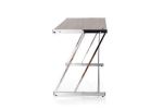 Finis Desk in Weathered Oak and Chrome - Default
