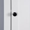Bathroom Floor Storage Cabinet with 2 Doors Living Room Wooden Cabinet with 6 Shelves 15.75 x 11.81 x 66.93 inch - White