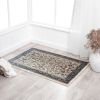 Stylish Classic Pattern Design Traditional Floral Filigree Bordered Area Rug - Beige|Ivory|Blue - 3' X 5'