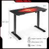 Electric Standing Gaming Height Adjustable Splice Board - Black