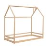 Twin Size House Bed Wood Bed; Natural(OLD SKU:WF281435AAM) - as Pic