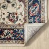 Stylish Classic Pattern Design Traditional Bordered Floral Filigree Area Rug - Ivory|Beige|Blue|Red - 9'-6" X 12'-9"