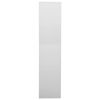 vidaXL Office Cabinet Light Gray 35.4"x15.7"x70.9" Steel - Grey