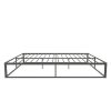 Metal Bed;  Platform Bed Frame;  Box Spring;  Strong Metal Structure;  Easy Assembly;  Full Size;  GREY - Dark Gray