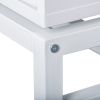 Natural rattan 2 door cabinet; with 1 Adjustable Inner Shelves; rattan; Accent Storage Cabinet - White