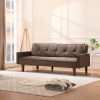 New Arrival Factory Gray Sofa Bed in Living Room Multi-function Leisure Sleeper Couch - Brown - Seats 2