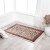 Stylish Classic Pattern Design Traditional Bordered Floral Filigree Area Rug - Beige|Ivory - 3' X 5'