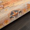 Stylish Classic Pattern Design Vintage Bohemian Southwestern Sierra Area Rug - Brown & Yellow - 9' X 12'