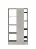 Bookshelf in Faux Concrete and Black - Default