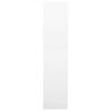 vidaXL Office Cabinet White 35.4"x15.7"x70.9" Steel - White